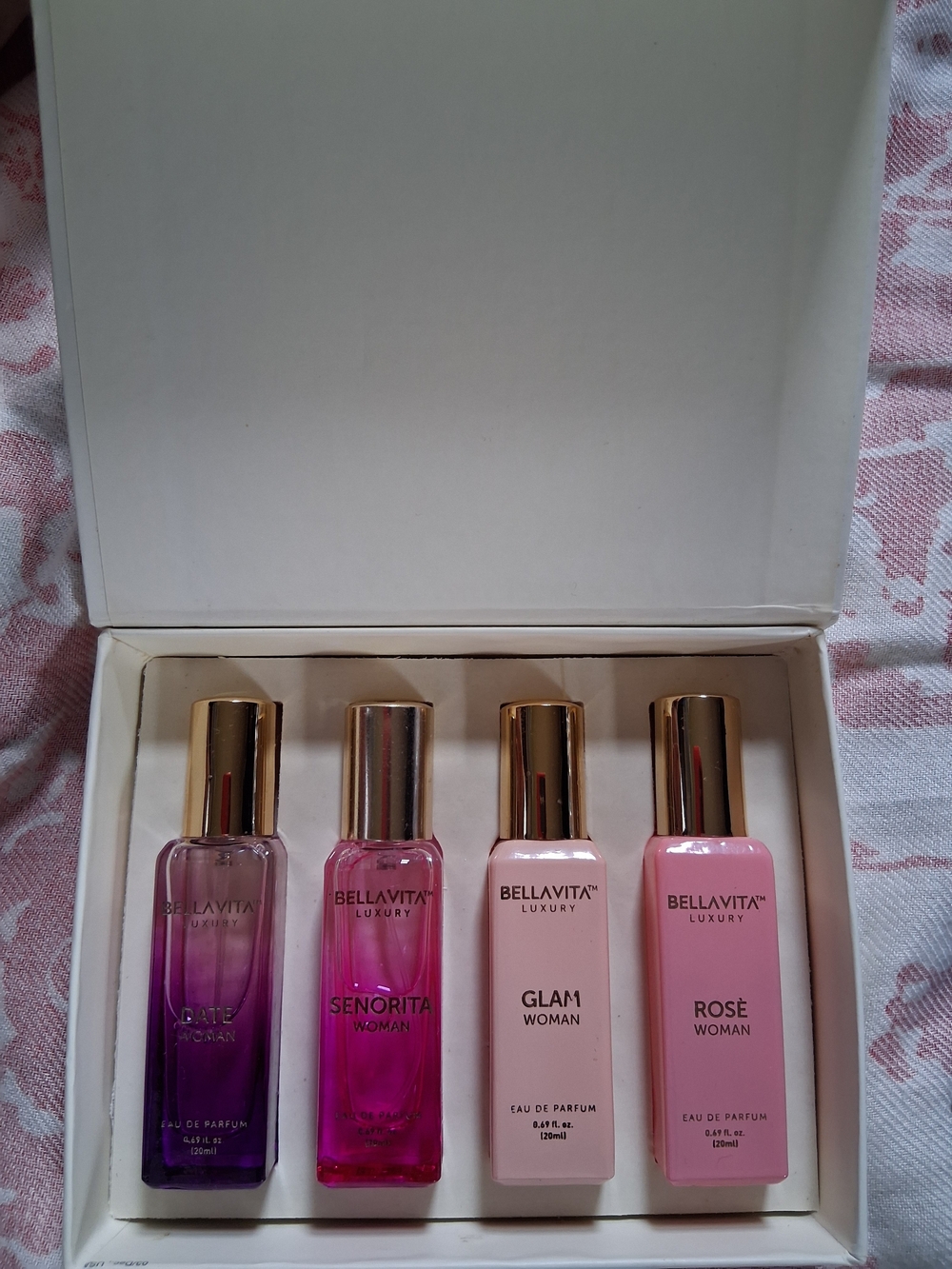 Bella Vita Pink & Purple Women’s Perfume Set